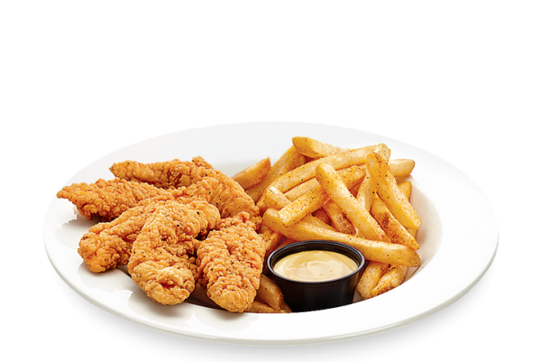 Chicken Strips With French Fries