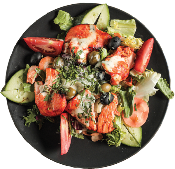 PrawnsTikka Salad